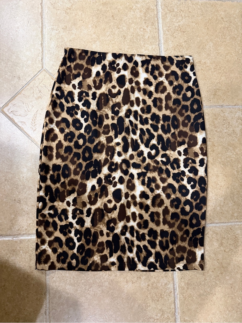 Cheetah print skirt